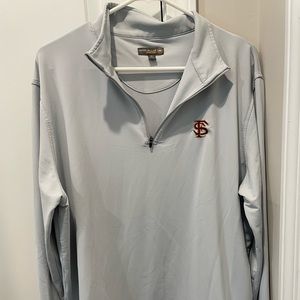 Mens XL Peter Millar FSU Quarter Zip